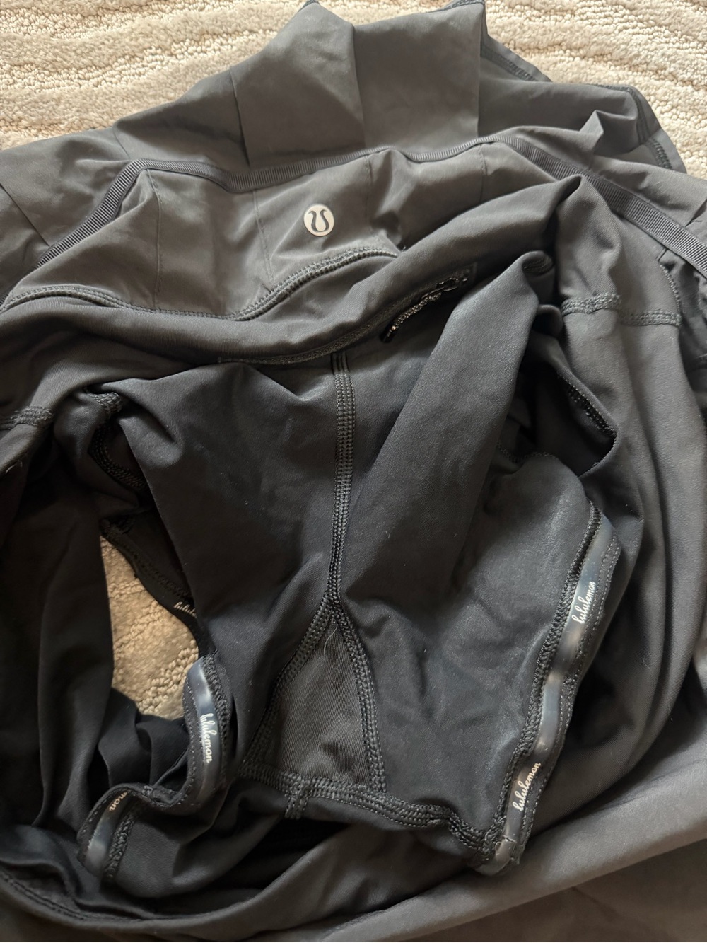 lululemon athletica Black Tiered Pleated Skort - Picture 4 of 4